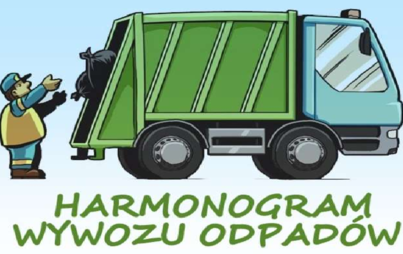Zdjęcie do HARMONOGRAM ODBIORU ODPAD&Oacute;W KOMUNALNYCH STYCZEŃ-CZERWIEC 2024...