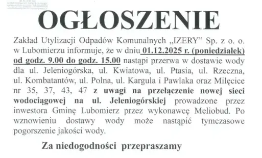 Zdjęcie artykułu z dnia 01-12-2025