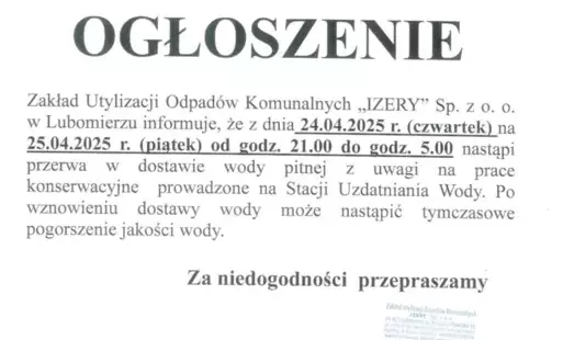 Zdjęcie artykułu z dnia 24-04-2025
